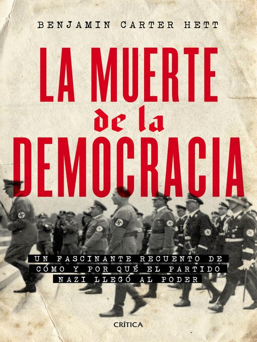 Title details for La muerte de la democracia by Benjamin Carter Hett - Available